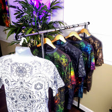 Load image into Gallery viewer, &quot;Elements Sacred Geometry&quot; V2 White AOP Crew - Yantrat Design