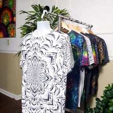 Load image into Gallery viewer, Tibetan Ornament White AOP Crew - Yantrat Design