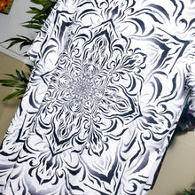 Load image into Gallery viewer, Tibetan Ornament White AOP Crew - Yantrat Design