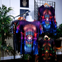 Load image into Gallery viewer, Sacred Geometry  Rainbow Sublimation AOP Crew - Yantrat Design