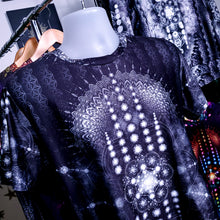 Load image into Gallery viewer, Sacred Geometry Black Sublimation AOP Crew - Yantrat Design