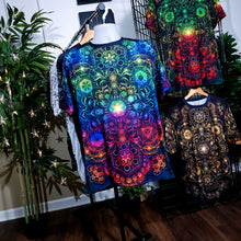 Load image into Gallery viewer, &quot;Elements Sacred Geometry&quot; V3 Rainbow AOP Crew - Yantrat Design