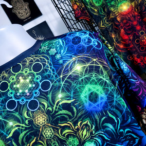 "Elements Sacred Geometry" V3 Rainbow AOP Crew - Yantrat Design