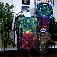 Load image into Gallery viewer, &quot;Elements Sacred Geometry&quot; V5 Rasta AOP Crew - Yantrat Design