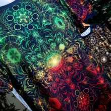 Load image into Gallery viewer, &quot;Elements Sacred Geometry&quot; V5 Rasta AOP Crew - Yantrat Design