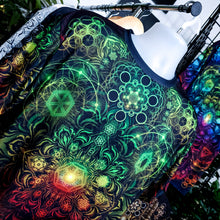 Load image into Gallery viewer, &quot;Elements Sacred Geometry&quot; V5 Rasta AOP Crew - Yantrat Design