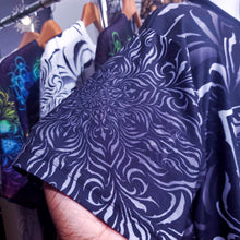 Load image into Gallery viewer, Tibetan Ornament Geometric V1 Black AOP Crew - Yantrat Design