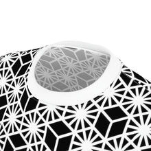 Load image into Gallery viewer, Geo Block AOP Crew Black &amp; White