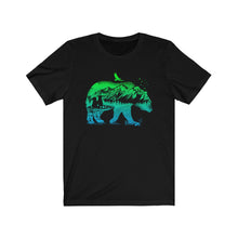 Load image into Gallery viewer, Rocky Bear Green &amp; Blue T-Shirt