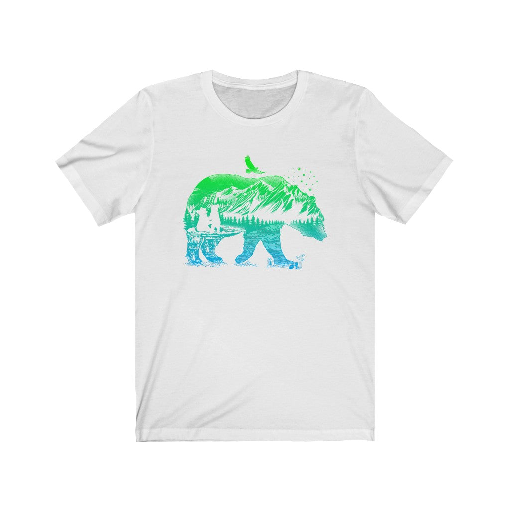Rocky Bear Green & Blue T-Shirt