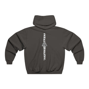 Truth Seeker White On Black Hooded Sweat Shirt
