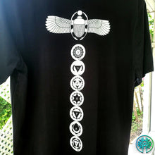 Load image into Gallery viewer, 7 Chakra Mandala T-Shirt Front/Back