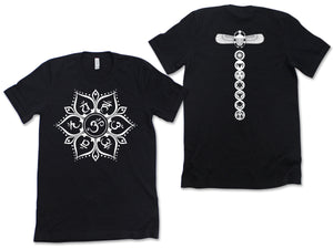 7 Chakra Mandala T-Shirt Front/Back