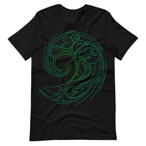 Enjoy The Ride Black T-Shirt (Front Print) - Dimance Art