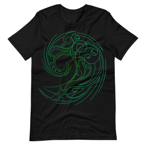 Enjoy The Ride Black T-Shirt (Front Print) - Dimance Art