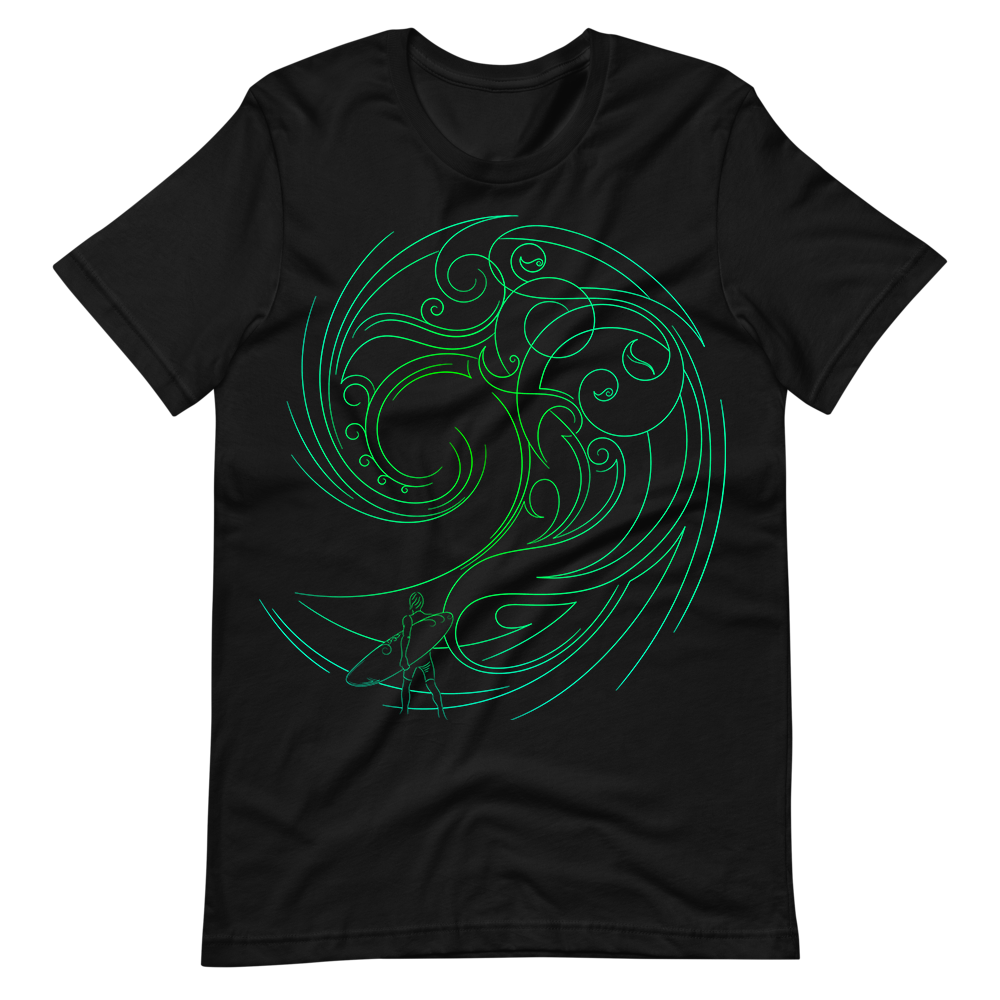 Enjoy The Ride Black T-Shirt (Front Print) - Dimance Art