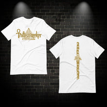 Load image into Gallery viewer, Truth Seeker Gold On White T-Shirt