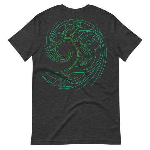 Enjoy The Ride Grey T-Shirt (Back Print) - Dimance Art