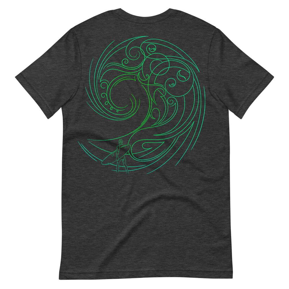 Enjoy The Ride Grey T-Shirt (Back Print) - Dimance Art