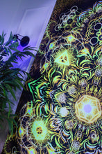 Load image into Gallery viewer, Elements Gold UV Tapestry - Yantrart Design