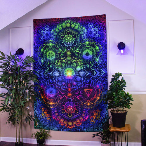 Elements Rainbow UV Tapestry - Yantrart Design