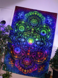 Elements Rainbow UV Tapestry - Yantrart Design