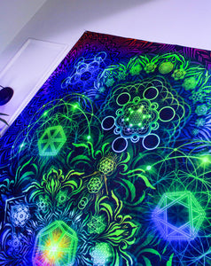 Elements Rainbow UV Tapestry - Yantrart Design