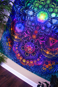 Elements Rainbow UV Tapestry - Yantrart Design