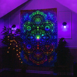 Elements Rainbow UV Tapestry - Yantrart Design