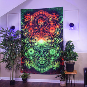 Elements Rasta UV Tapestry - Yantrart Design