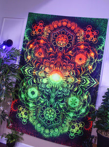 Elements Rasta UV Tapestry - Yantrart Design