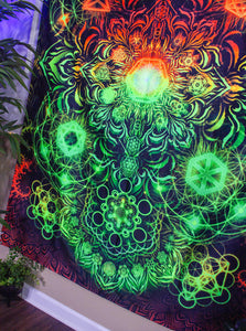 Elements Rasta UV Tapestry - Yantrart Design