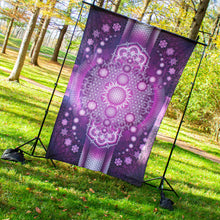 Load image into Gallery viewer, Psychedelic Mandala Purple UV Tapestry
