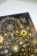 Load image into Gallery viewer, Elements Gold Digital Tapestry - Yantrart Design