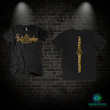 Load image into Gallery viewer, Truth Seeker Gold On Black T-Shirt