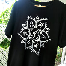 Load image into Gallery viewer, 7 Chakra Mandala T-Shirt Front/Back
