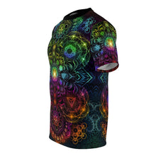 Load image into Gallery viewer, &quot;Elements Sacred Geometry&quot; V3 Rainbow AOP Crew - Yantrat Design