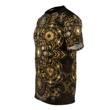 Load image into Gallery viewer, &quot;Elements Sacred Geometry&quot; V4 Gold AOP Crew - Yantrat Design