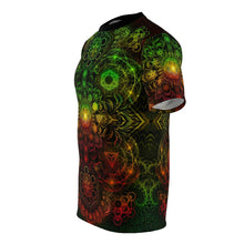 Load image into Gallery viewer, &quot;Elements Sacred Geometry&quot; V5 Rasta AOP Crew - Yantrat Design