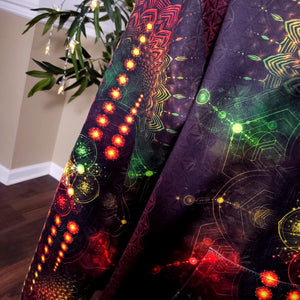 Sacred Geometry Hoodie Rasta