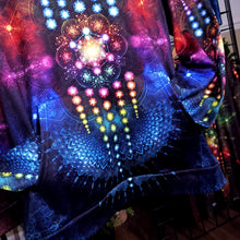 Load image into Gallery viewer, Sacred Geometry Hoodie Rainbow