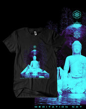 Load image into Gallery viewer, Meditation Not Medication T-Shirt