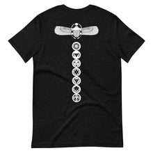 Load image into Gallery viewer, 7 Chakra Mandala T-Shirt Front/Back