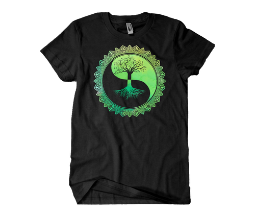 Tree Of Life Yin Yang T-Shirt