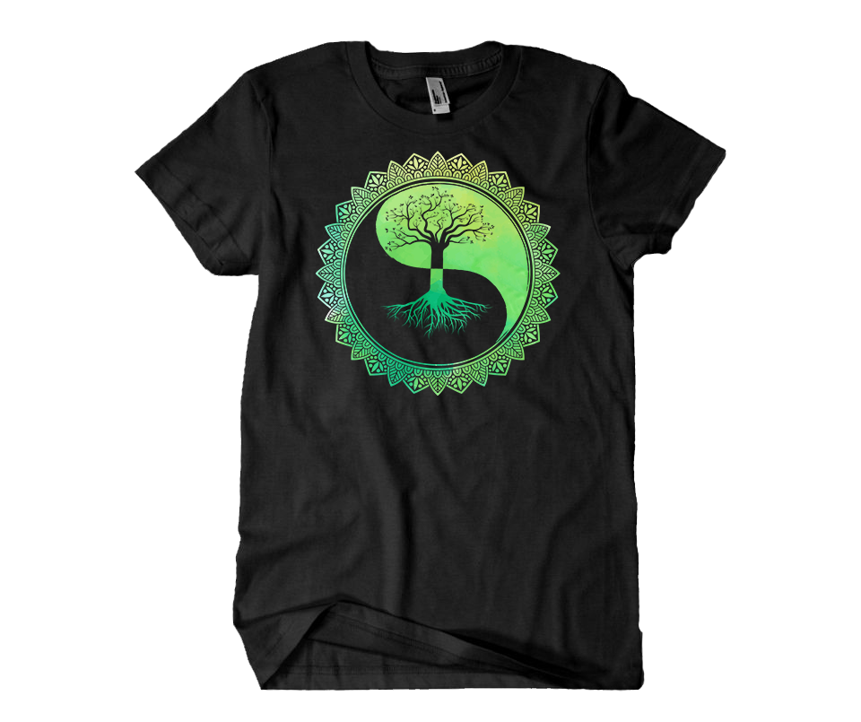 Tree Of Life Yin Yang T-Shirt