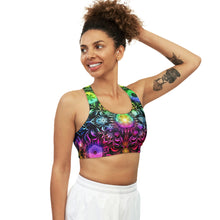 Load image into Gallery viewer, Elements Rainbow Sublimation Sports Bra - Yantrat Design