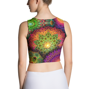 Chromatic Bloom AOP Crop Top