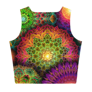 Chromatic Bloom AOP Crop Top