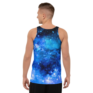Blue Galaxy AOP Tank Top