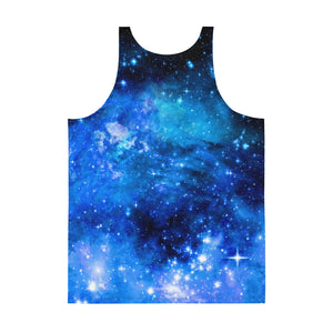 Blue Galaxy AOP Tank Top